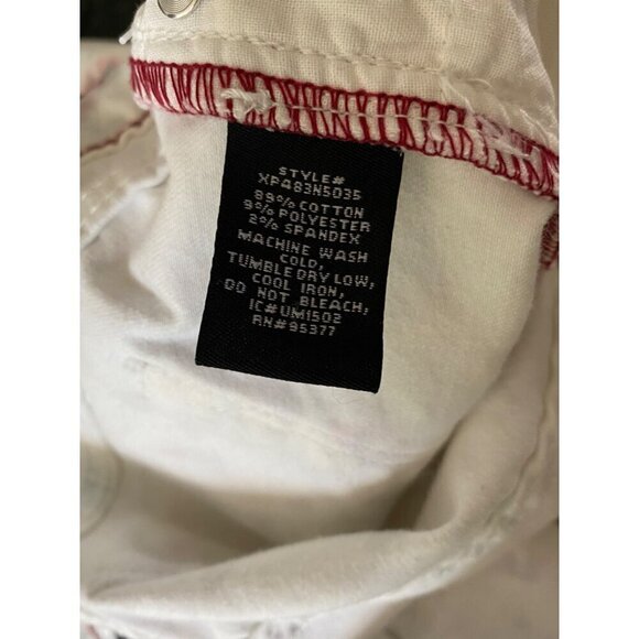 Sanctuary "The Charmer" Pastel Floral Watercolor Print Skinny Jean, Women's 31 - Picture 9 of 9